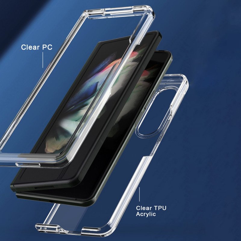 Skal Samsung Galaxy Z Fold 3 5G Transparenta Färgade Kanter