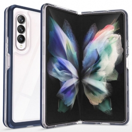 Skal Samsung Galaxy Z Fold 3 5G Transparenta Hybridfärgade Kanter