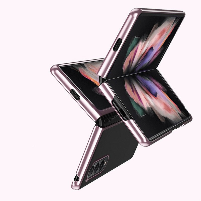 Skal Samsung Galaxy Z Fold 3 5G Transparenta Kanter I Metallstil