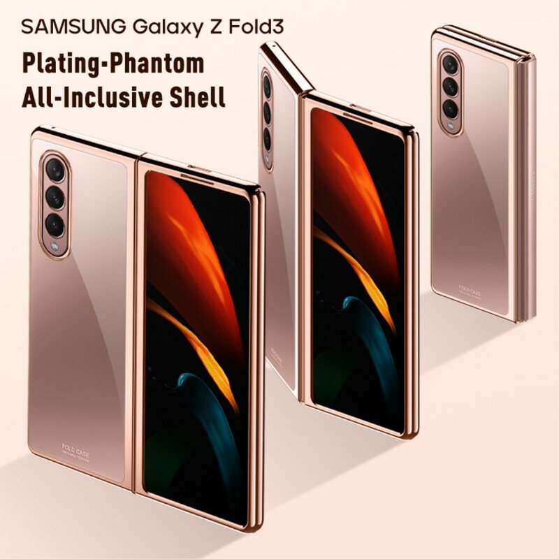 Skal Samsung Galaxy Z Fold 3 5G Transparenta Metalliska Kanter