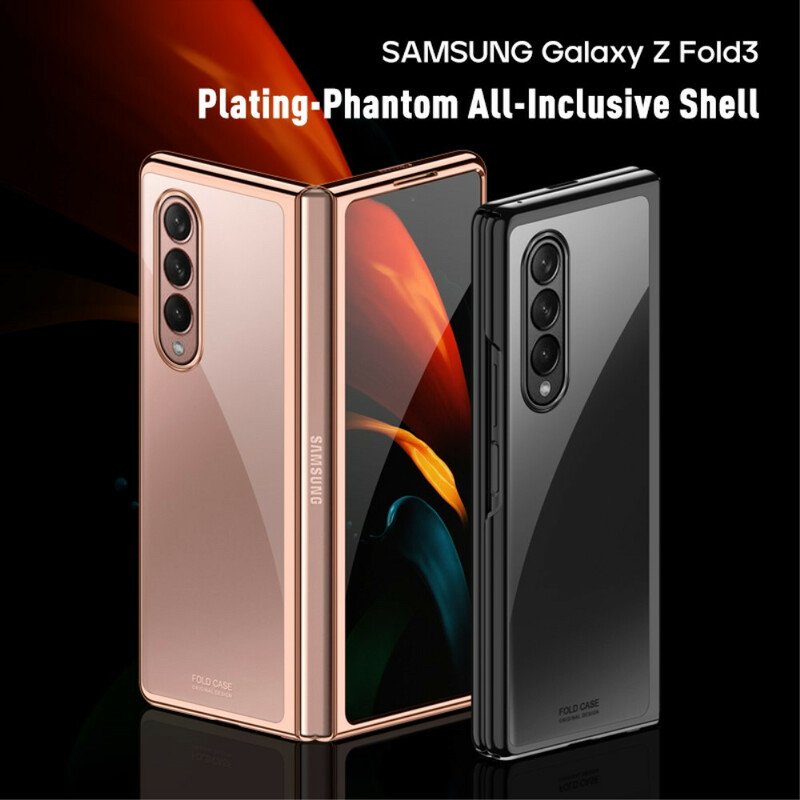 Skal Samsung Galaxy Z Fold 3 5G Transparenta Metalliska Kanter