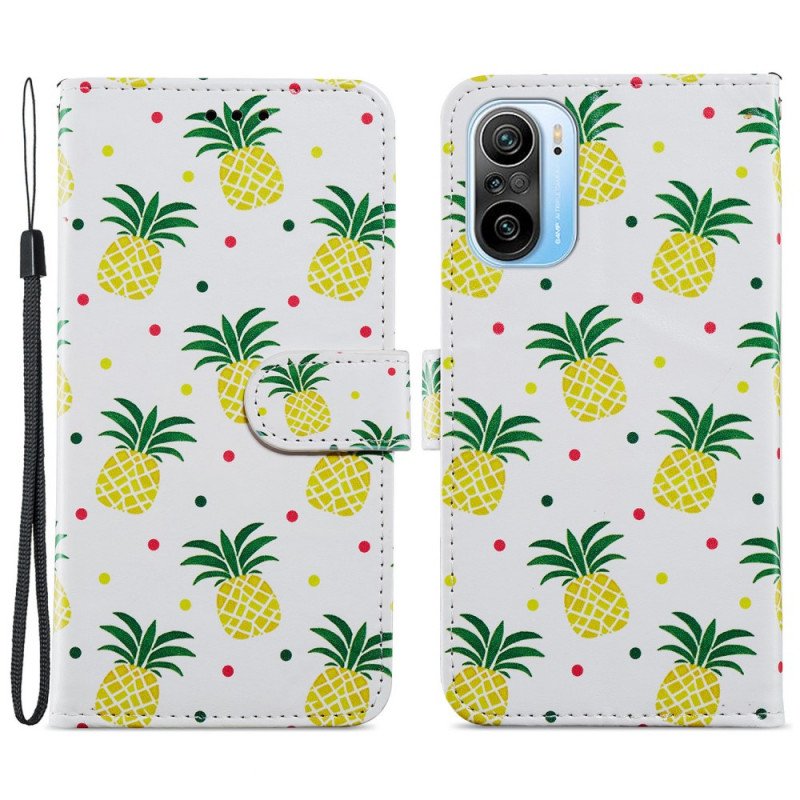 Folio-fodral Xiaomi Mi 11i 5G Flera Ananas