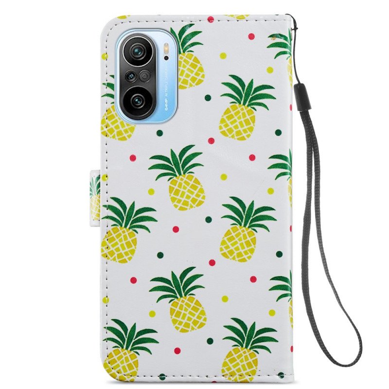 Folio-fodral Xiaomi Mi 11i 5G Flera Ananas