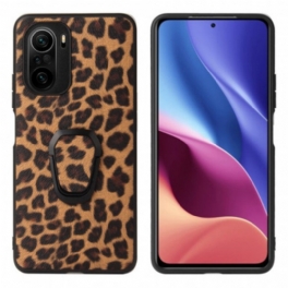 Skal Xiaomi Mi 11i 5G Leopard Ring-stöd Leopard Ring-stöd