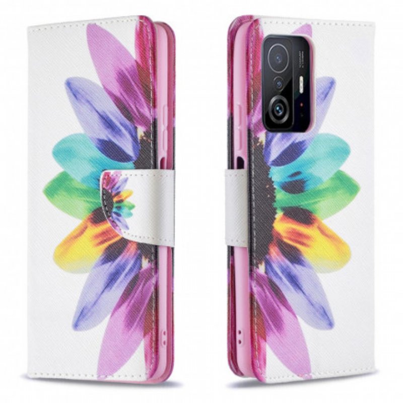 Fodral Xiaomi 11T / 11T Pro Akvarell Blomma