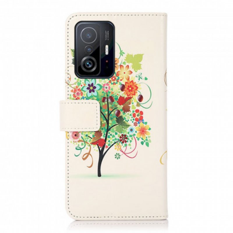 Fodral Xiaomi 11T / 11T Pro Blommande Träd