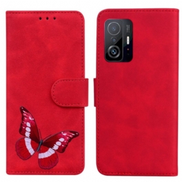 Fodral Xiaomi 11T / 11T Pro Skin-touch Butterfly