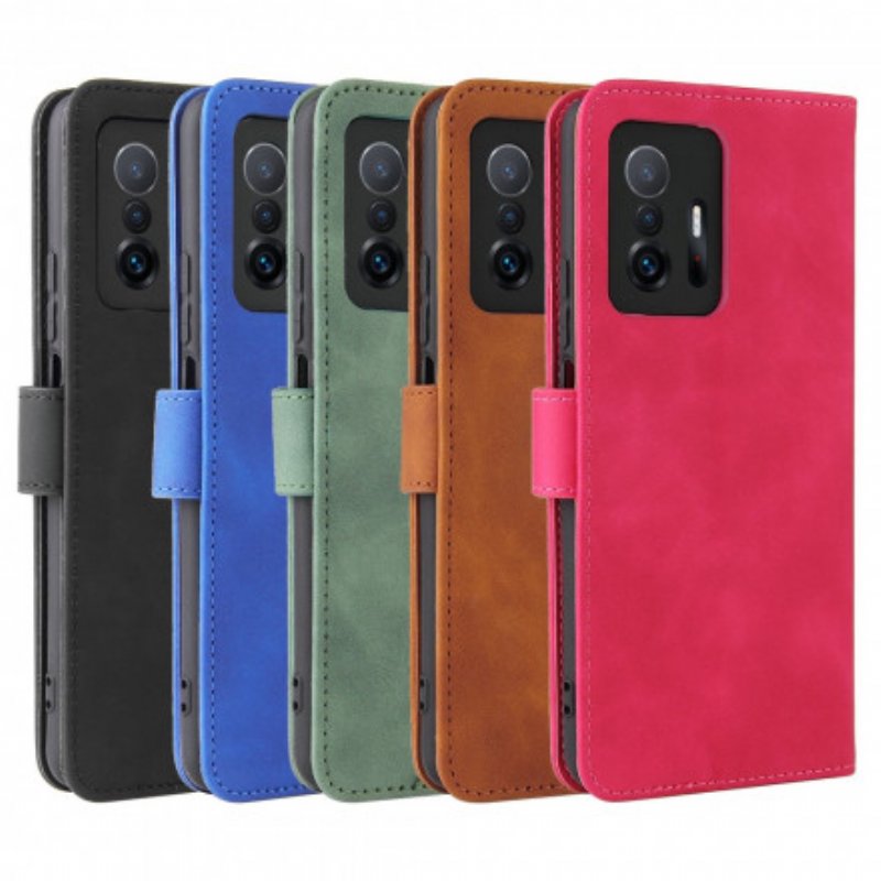 Folio-fodral Xiaomi 11T / 11T Pro Hudberöring