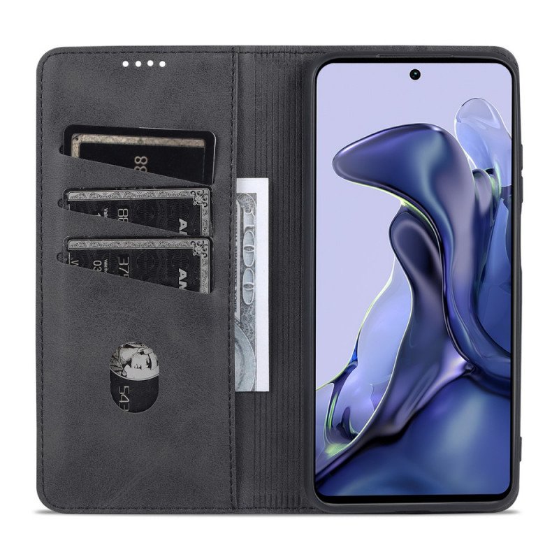 Folio-fodral Xiaomi 11T / 11T Pro Läderfodral Azns Konstläder