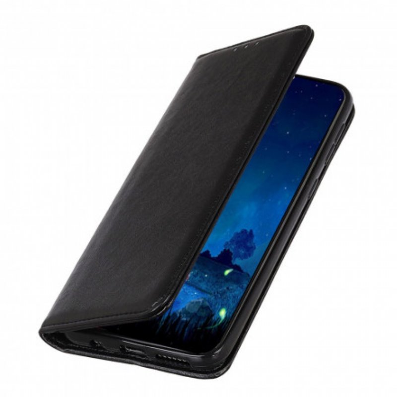 Folio-fodral Xiaomi 11T / 11T Pro Läderfodral Delad Läderstruktur