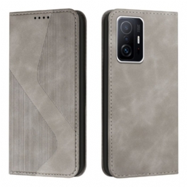 Folio-fodral Xiaomi 11T / 11T Pro Läderfodral Läderstil S-design