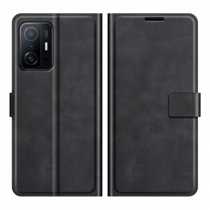 Folio-fodral Xiaomi 11T / 11T Pro Slimmad Extrem Lädereffekt