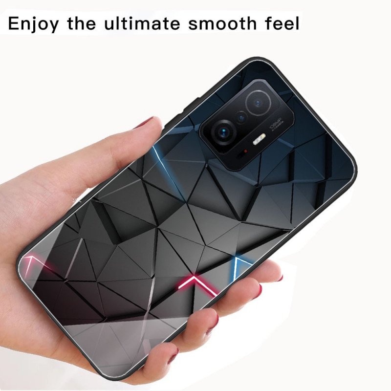 Mobilskal Xiaomi 11T / 11T Pro Geometri Av Härdat Glas