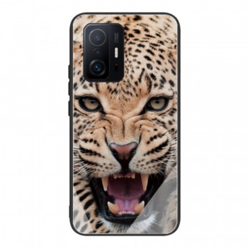 Skal Xiaomi 11T / 11T Pro Leopard Härdat Glas