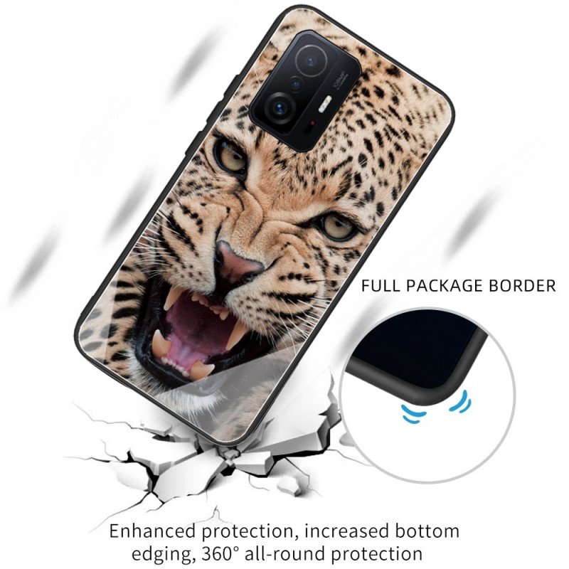 Skal Xiaomi 11T / 11T Pro Leopard Härdat Glas