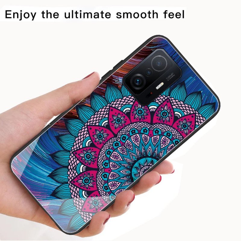 Skal Xiaomi 11T / 11T Pro Mandala Härdat Glas