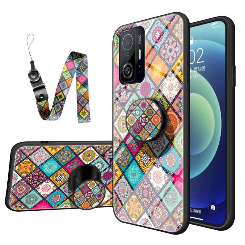 Skal Xiaomi 11T / 11T Pro Patchwork Magnetisk Hållare