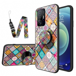 Skal Xiaomi 11T / 11T Pro Patchwork Magnetisk Hållare