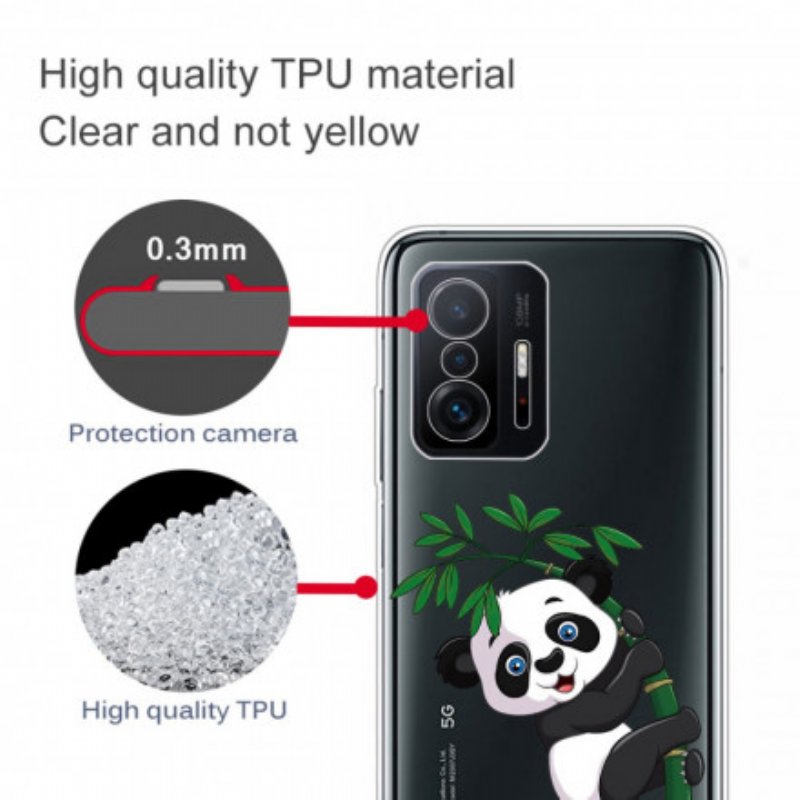 Skal Xiaomi 11T / 11T Pro Sömlös Panda På Bambu