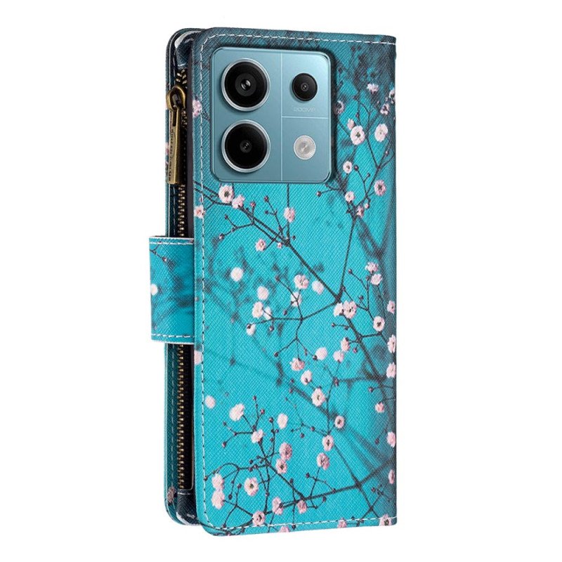 Fodral För Xiaomi Redmi Note 13 Pro 5g Plum Blossom Plånbok