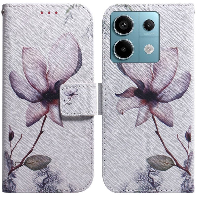 Fodral Xiaomi Redmi Note 13 Pro 5g Rosa Blomma