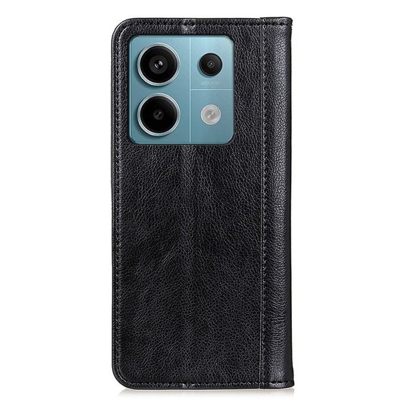 Folio-fodral Xiaomi Redmi Note 13 Pro 5g Telefonfodral Litchi Textur