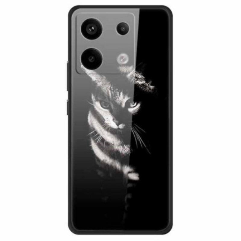 Skal Xiaomi Redmi Note 13 Pro 5g Shadow Cat Härdat Glas