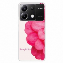 Skal Xiaomi Redmi Note 13 Pro 5g Telefonfodral Rosa Blomma