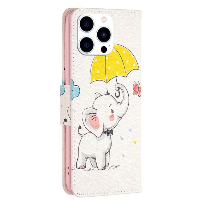 Fodral iPhone 14 Pro Baby Elefant