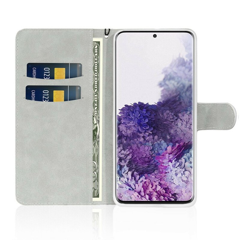 Folio-fodral Samsung Galaxy S20 Plus / S20 Plus 5G Paljetter S Design