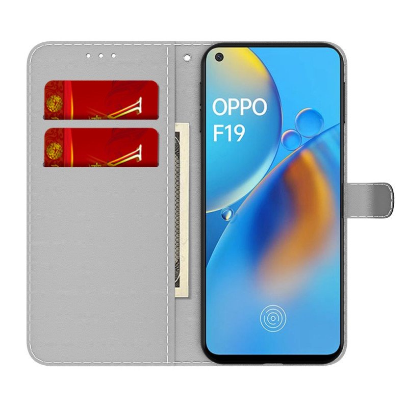 Fodral Oppo A74 4G Abstrakt Mönster