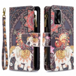 Fodral Oppo A74 4G Elephant Zip-ficka