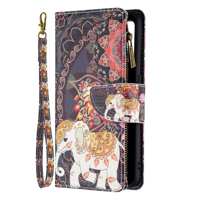 Fodral Oppo A74 4G Elephant Zip-ficka