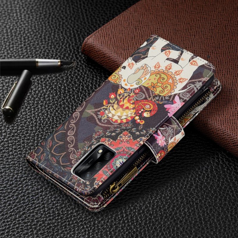 Fodral Oppo A74 4G Elephant Zip-ficka