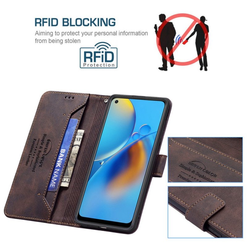 Fodral Oppo A74 4G Rfid Binfen Färg