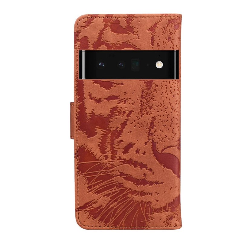 Fodral Oppo A74 4G Tiger Face Print