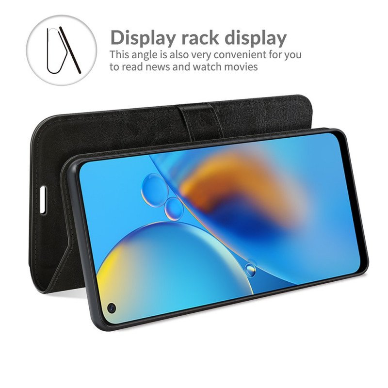 Fodral Oppo A74 4G Ultra Konstläder