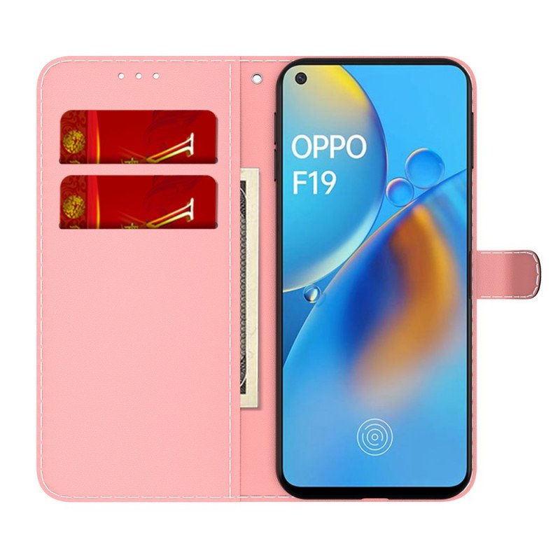 Folio-fodral Oppo A74 4G Vattenfärg