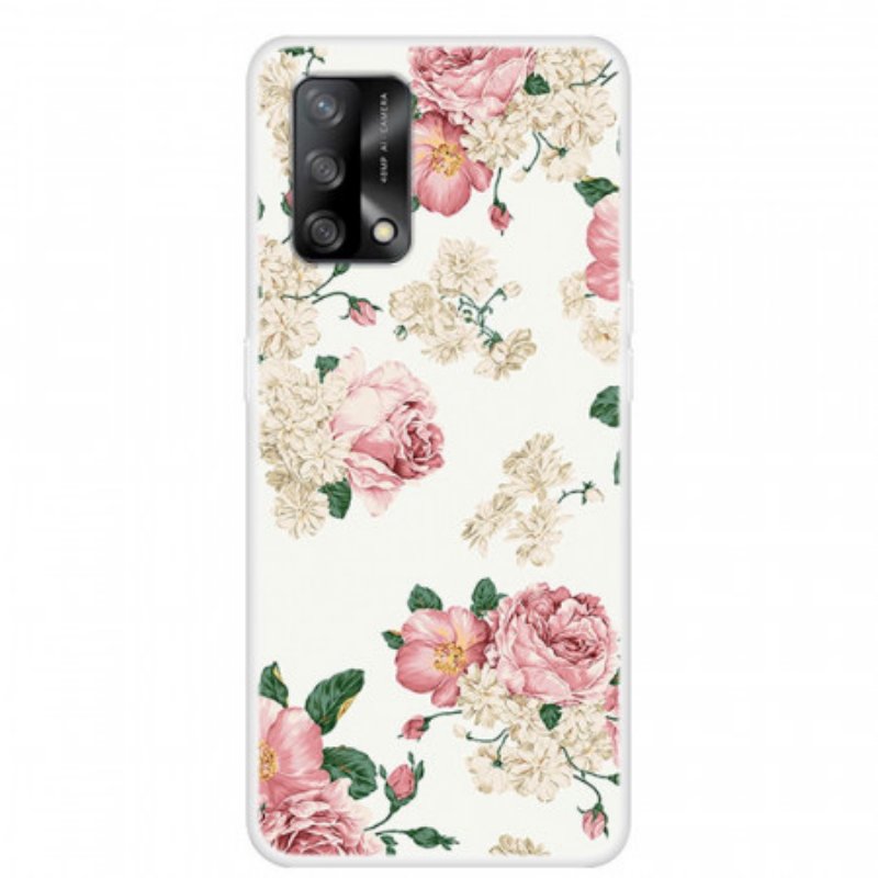 Skal Oppo A74 4G Liberty Blommor