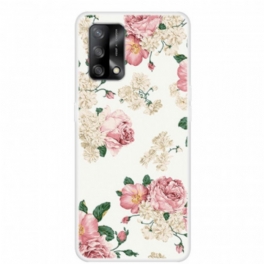 Skal Oppo A74 4G Liberty Blommor