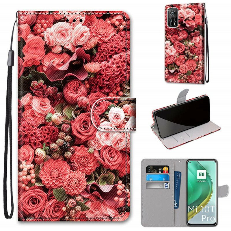 Fodral Xiaomi Mi 10T / 10T Pro Blommig Romantik