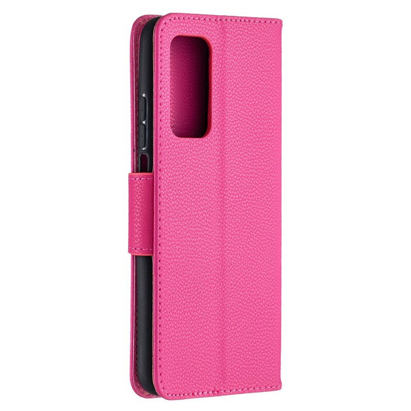 Fodral Xiaomi Mi 10T / 10T Pro Folio-fodral Litchi Rabat Oblique