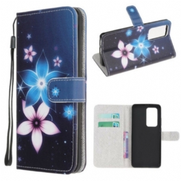 Fodral Xiaomi Mi 10T / 10T Pro Med Kedjar Lunar Strap Blommor