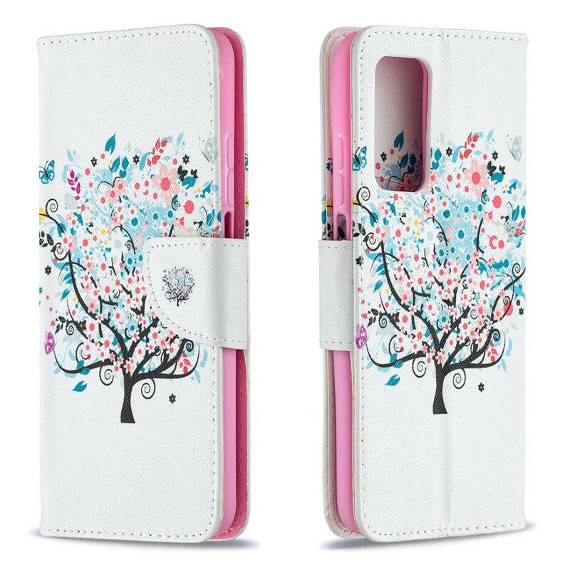 Folio-fodral Xiaomi Mi 10T / 10T Pro Blommande Träd