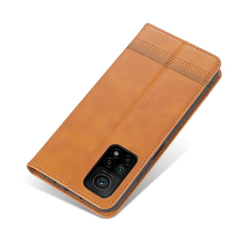 Folio-fodral Xiaomi Mi 10T / 10T Pro Läderfodral Azns Läder Styling