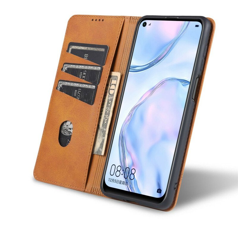 Folio-fodral Xiaomi Mi 10T / 10T Pro Läderfodral Azns Läder Styling