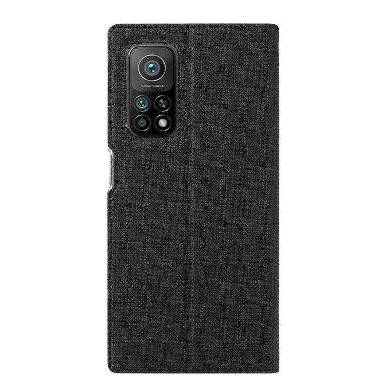 Folio-fodral Xiaomi Mi 10T / 10T Pro Läderfodral Strukturerad Vili Dmx