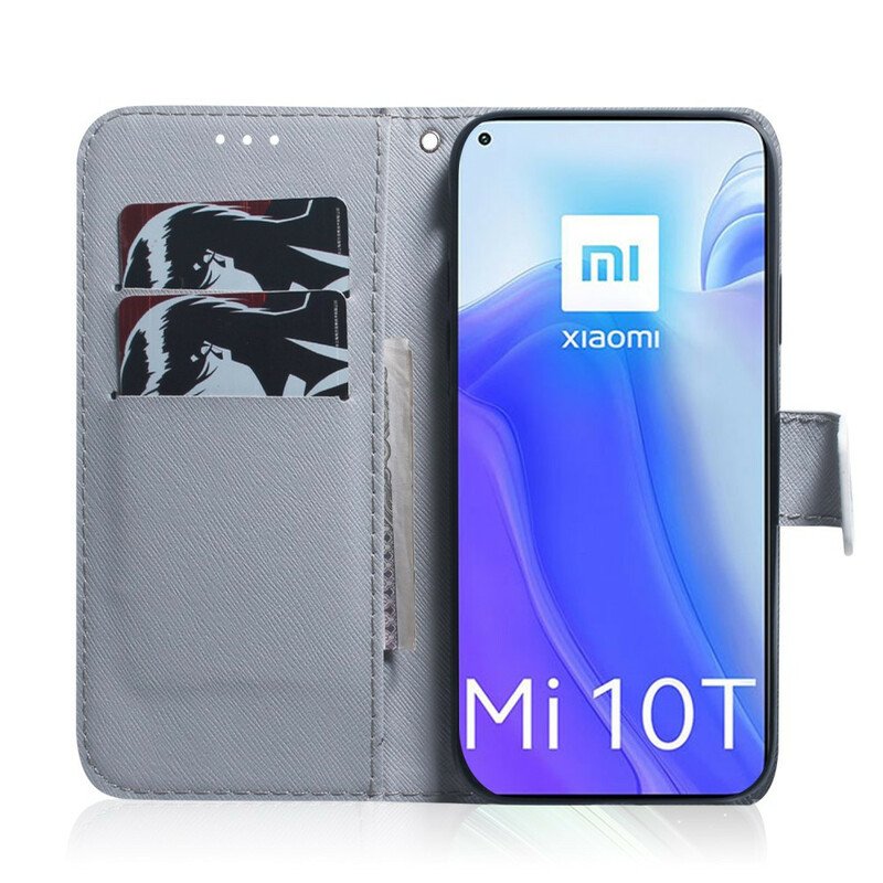 Läderfodral Xiaomi Mi 10T / 10T Pro Hundaktig Utseende