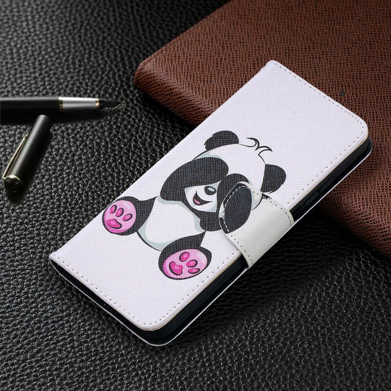 Läderfodral Xiaomi Mi 10T / 10T Pro Panda Kul