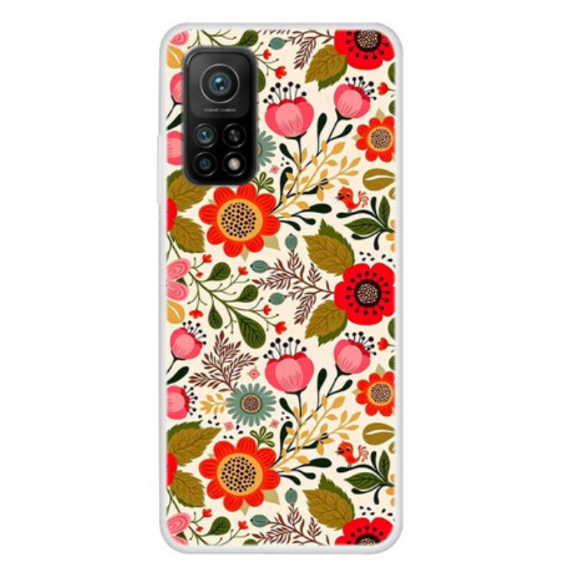 Skal Xiaomi Mi 10T / 10T Pro Blommig Gobeläng